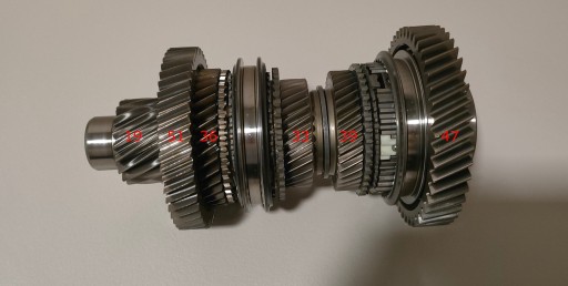 6DCT250 - Промежуточный вал коробки передач 6DCT 250