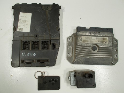 Ordinateur Montage IMMO MEGANE II SCENIC II 1.6 16V 8200298463 8200298457 S300