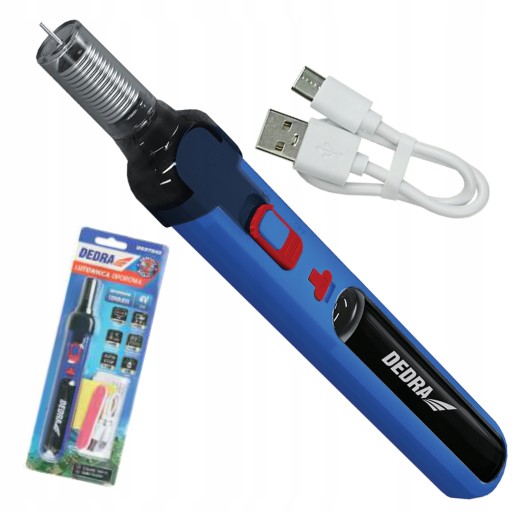 БЕСПРОВОДНОЙ USB-ПАЯЛОК 4 В 2,0 Ач DED7545 DEDRA