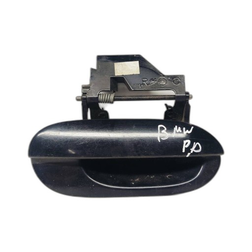 maniglia porta portiera destra anteriore BMW E39 523i 2,5 nero R4