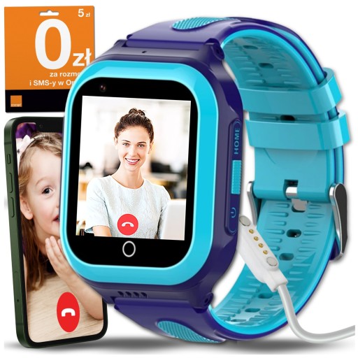 🧒⌚ Smartwatch GPS dla Dziecka! Lokalizacja, Rozmowy, 4G, WhatsApp, Wi-Fi & Aparat! SUPER OKAZJA!
