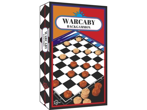 Gra Warcaby-Backgammon AB 72687, ABINO, 101088.