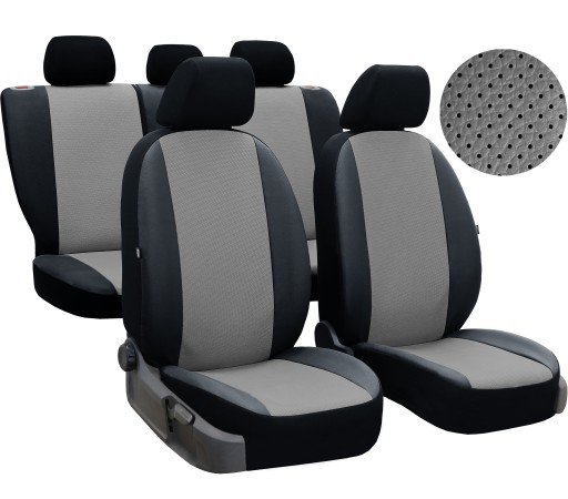 КОМПЛЕКТ КОЖАНЫХ ЧЕХОВ ДЛЯ АВТОМОБИЛЬНЫХ СИДЕНИЙ ДЛЯ Citroen C3 III