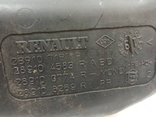 washer fluid tank 289107187R Dacia Duster II (2017-2024)