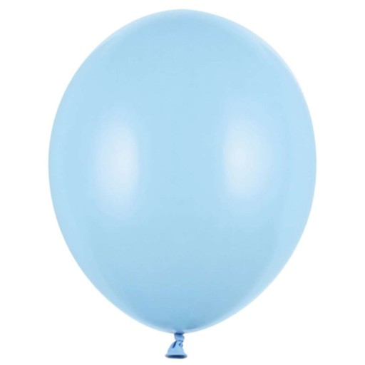 Balony profesjonalne 12 cali PASTEL błękitne x10