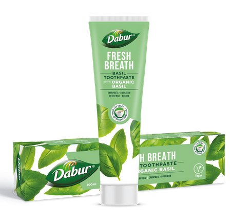 ZUBNÁ PASTA SVIEŽI DYCH S BAZALKOU 100 ml - DABUR