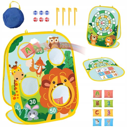 Гра Кидаємо мішок Двостороння складна тварина