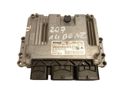 MM_9664738680 - Компьютерный контроллер двигателя peugeot 308 и 207 1.6 vti 9664738680 0261201505