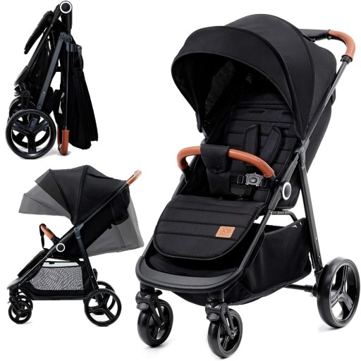 Коляска Kinderkraft Grande 2020 сіра