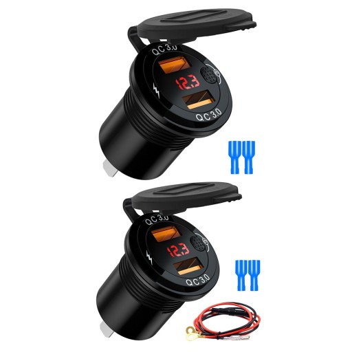 6935461155492 - Автомобильное водонепроницаемое зарядное устройство с выключателем