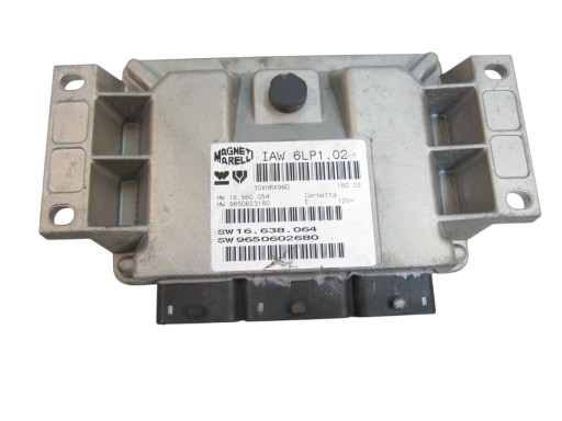 Контроллер эбу компьютера iaw6lp1.02 9650623180 9650602680 peugeot citroen