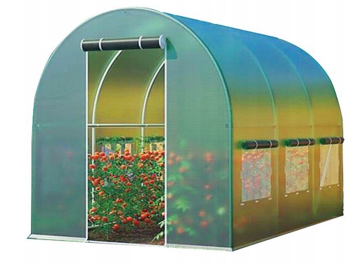 Szklarnia Na Warzywa 2x3m Tunel Foliowy Grube Rury fi 24