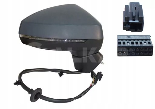 5402-25-2001020P - ДЗЕРКАЛО ПРАВЕ AUDI A3 8V 8P 08-20р