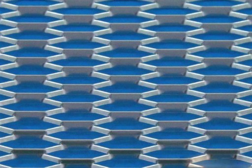 АЛЮМИНИЕВАЯ СОТОВАЯ СЕРЕБРЯНАЯ СЕТКА 120X40CM