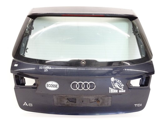 trunk door cover boot aluminium AUDI A6 C7 KOMBI AVANT LX5R