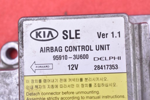module SENSOR airbag of the airbags 95910-3U600 KIA SPORTAGE 3 III LIFT 14-15