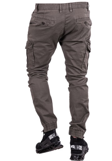 Spodnie męskie JOGGERY bojÓwki szare EXOR r.34 10555328732 Odzież Męska Spodnie YZ HXVUYZ-8