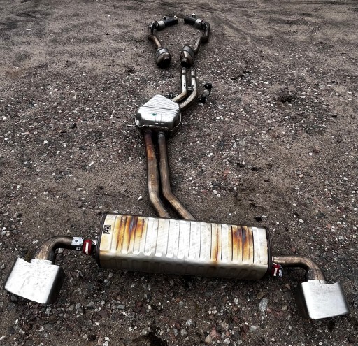IDEALNY exhaust pipe KPL. PORSCHE CAYENNE LIFT 9Y 24r 1