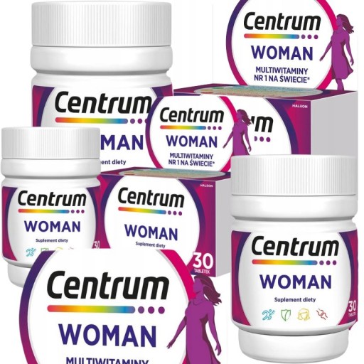Multiwitamina Centrum Woman 30 tabletek x 3 (90 tabletek)