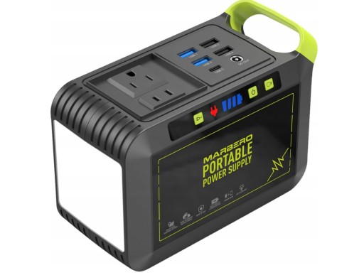 Портативна енергетична станція marbero 88wh 80w, 24000mah