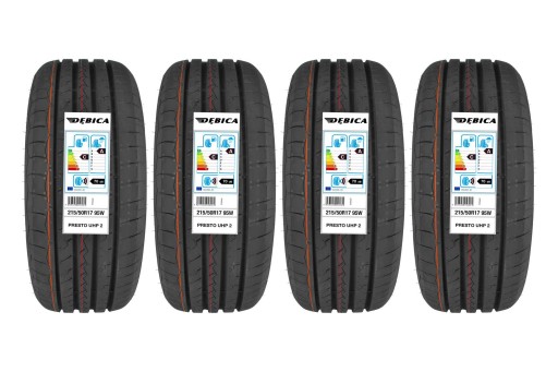 4 літні шини 215 / 50R17 Debica PRESTO UHP 2