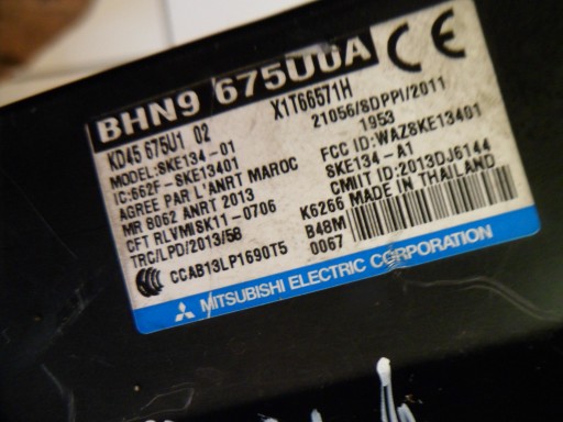 MAZDA 6 GJ LIFT Unité commande confort BHN9 675UOA