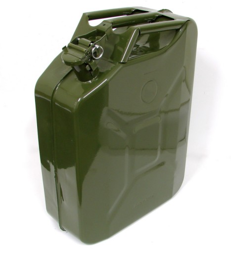 МЕТАЛЕВА КАНІСТРА ДЛЯ ПАЛИВА МАСЛО БЕНЗИН 20Л