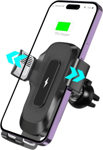 15W Qi Car Wireless Charger 360 Degree Rotati