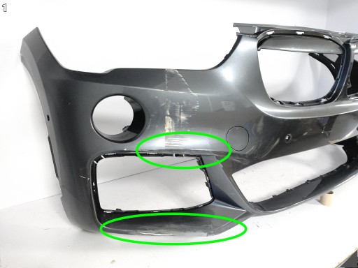 BMW X1 F48 m-packet MSP 15-19 bumper BUMPER +spoiler front 6xPDC 8059891