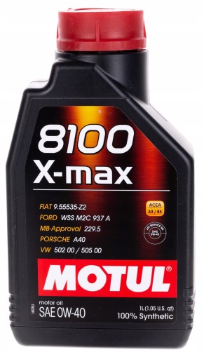 MOTUL 8100 X-MAX 0W40 - 1L