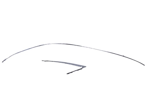 Накладка на дах хром ліва SEAT EXEO 09R, седан