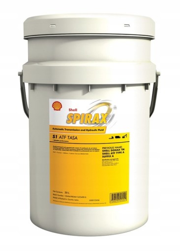SHELL SPIRAX S1 ATF TASA 20л. МАСЛО ДЛЯ АВТОМАТИЧЕСКОЙ ТРАНСМИССИИ