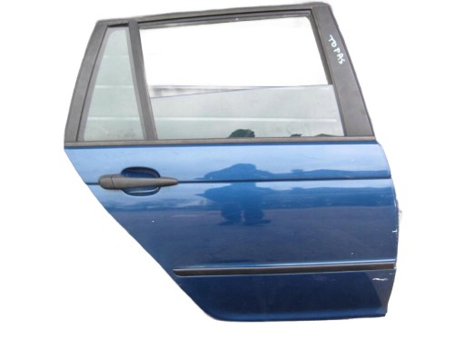 BMW E46 KOMBI Tür rechts hinten heck TOPASBLAU