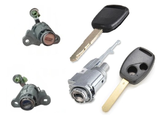 НОВЫЙ ЗАМОК ЗАЖИГАНИЯ ВСТАВКА ПОЛНЫЙ КОМПЛЕКТ HONDA JAZZ II 02-08