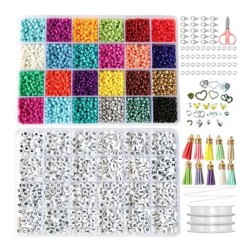 Набір для браслетів Letters Charms Beads 7200