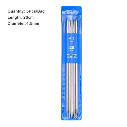 5pcs/set Double Pointed Knitting Needles Kit 2.0mm to 4.0mm