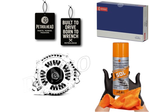 DENDAN672#ECS-PCP+K - Генератор (14в 120а) jaguar xj xk 8 3.2/4.0 03.96 #petrolhead pro+ kit4