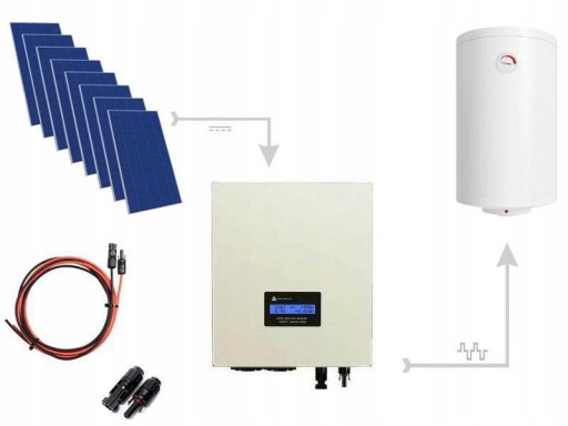КОМПЛЕКТ ДЛЯ НАГРІВУ ВОДИ ГВП SOLARY 3300W ПАНЕЛІ