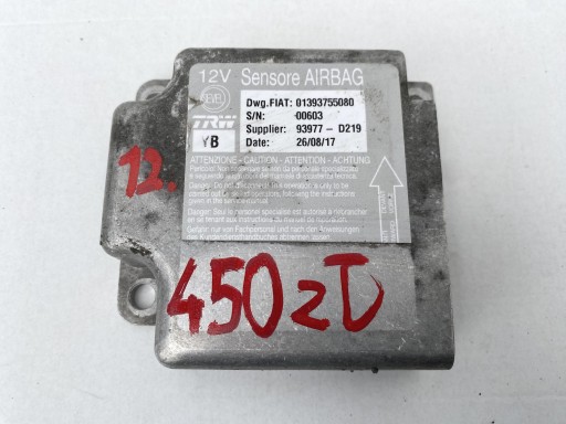 DUCATO BOXER JUMPER 14- modulo SENSOR Centralina airbag airbag 1393755080