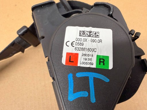 C3 Aircross sicherheitsgurt links heck 98292754XX 632881600C