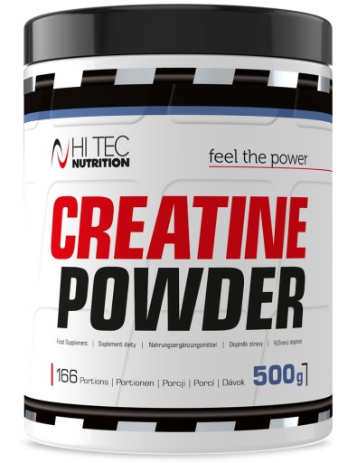 HI TEC Creatine Powder- 500g MONOHYDRÁT SILA