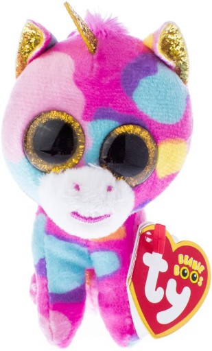 Beanie Boos Fantasia - кольоровий брелок-єдиноріг