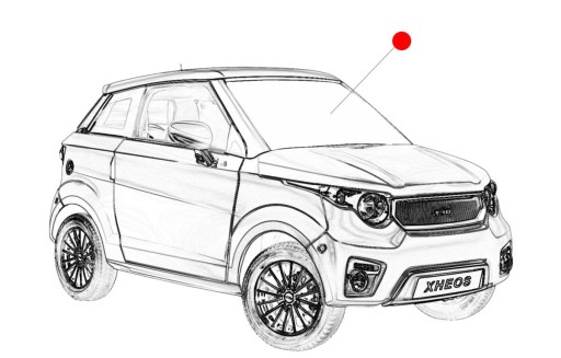 JDMXEOS1 - ЛОБОВЕ СКЛО JDM XHEOS