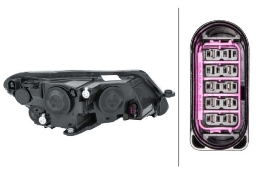 1EJ 011 - Ліва фара з двигуном регулювання