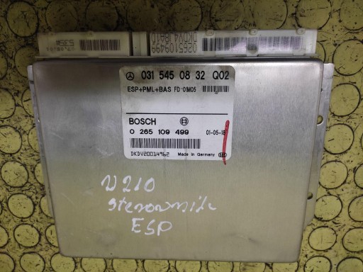 MERCEDES W210 control unit ESP 0265109499