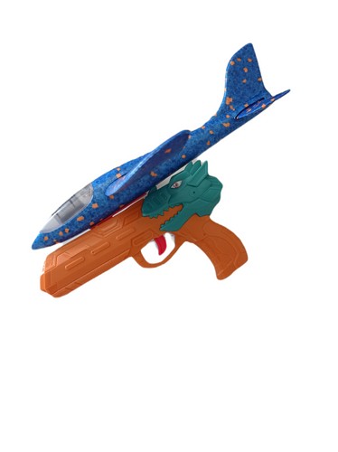 ПІНОПОЛІСТРИЛОВИЙ ЛІТАК З ПИСТОЛЕТОМ У ФОЛЬГІ