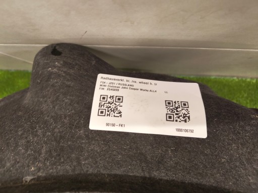 MINI F54 mudguard rear part right left 7346039 7346040