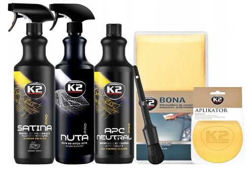 K2 PRO косметика для догляду середа автомобіля комплект