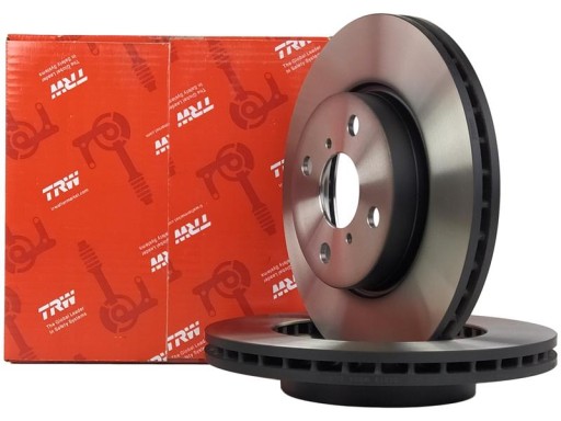 DF4842 - TRW ПЕРЕДНІ ГАЛЬМІВНІ ДИСКИ TOYOTA YARIS (_P13_)
