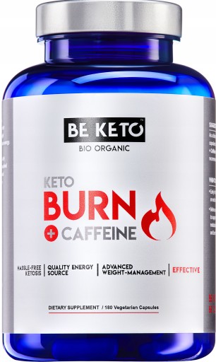 BeKeto Keto Burn Caffeine БАД кофеїн в капсулах 180 шт.